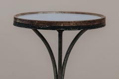 Rara mesa auxiliar de mármol de Francia, circa 1950