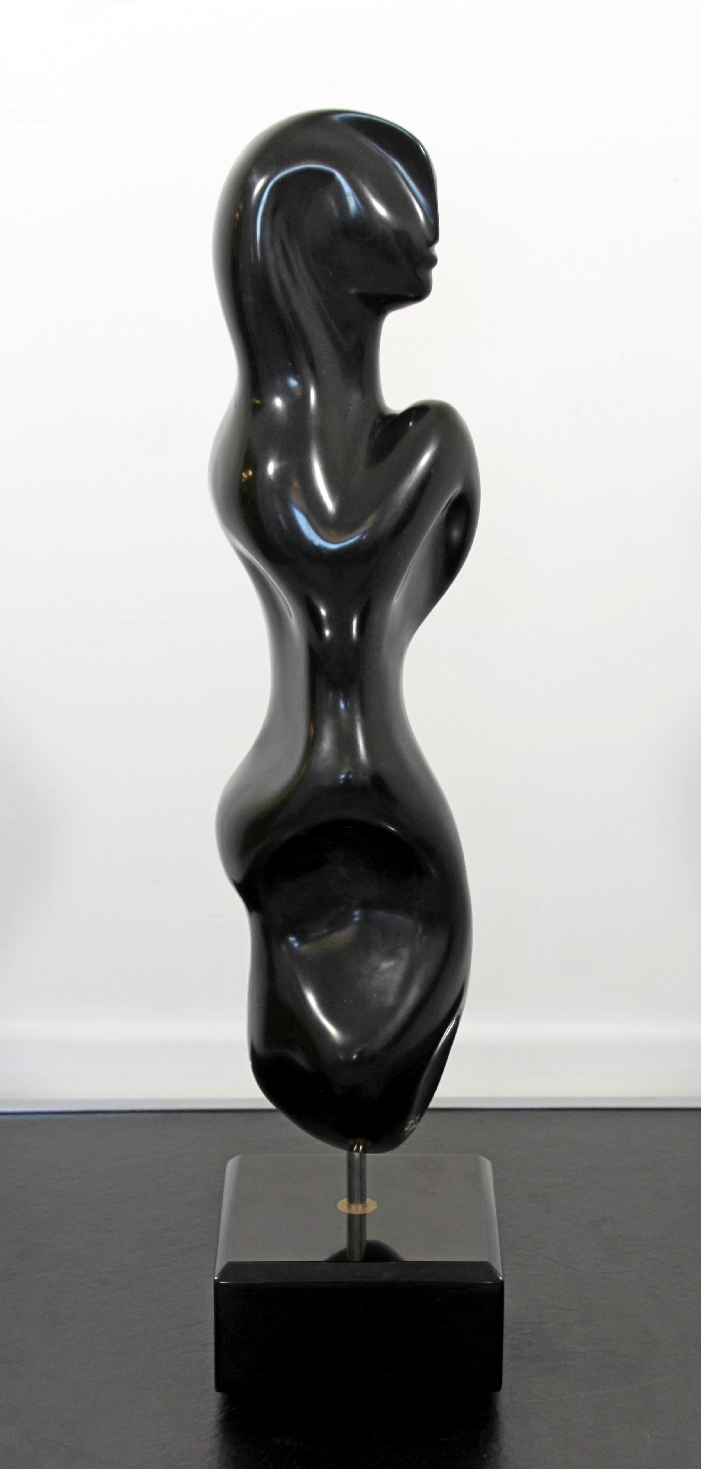 Rare Marble Table Sculpture Signed Anthony Quinn Called Tatiana 1