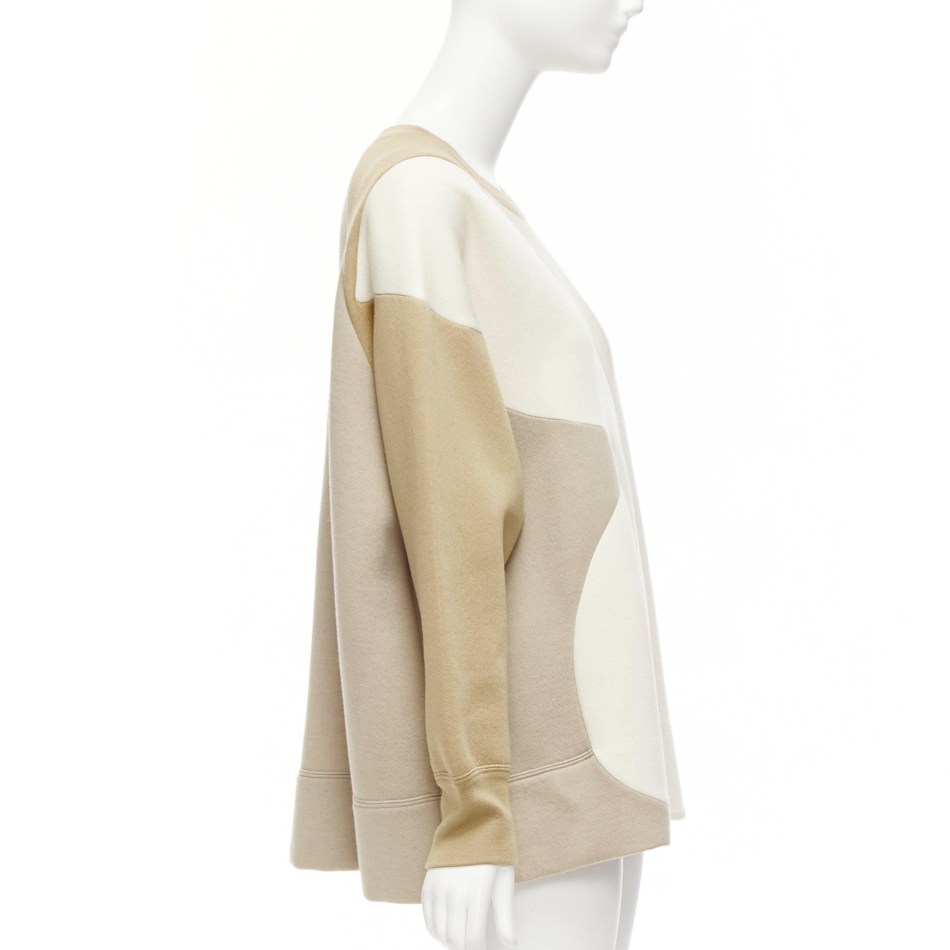 rare MARC JACOBS Playboy 2014 cream bunny beige boxy pullover sweatshirt S In Good Condition For Sale In Hong Kong, NT