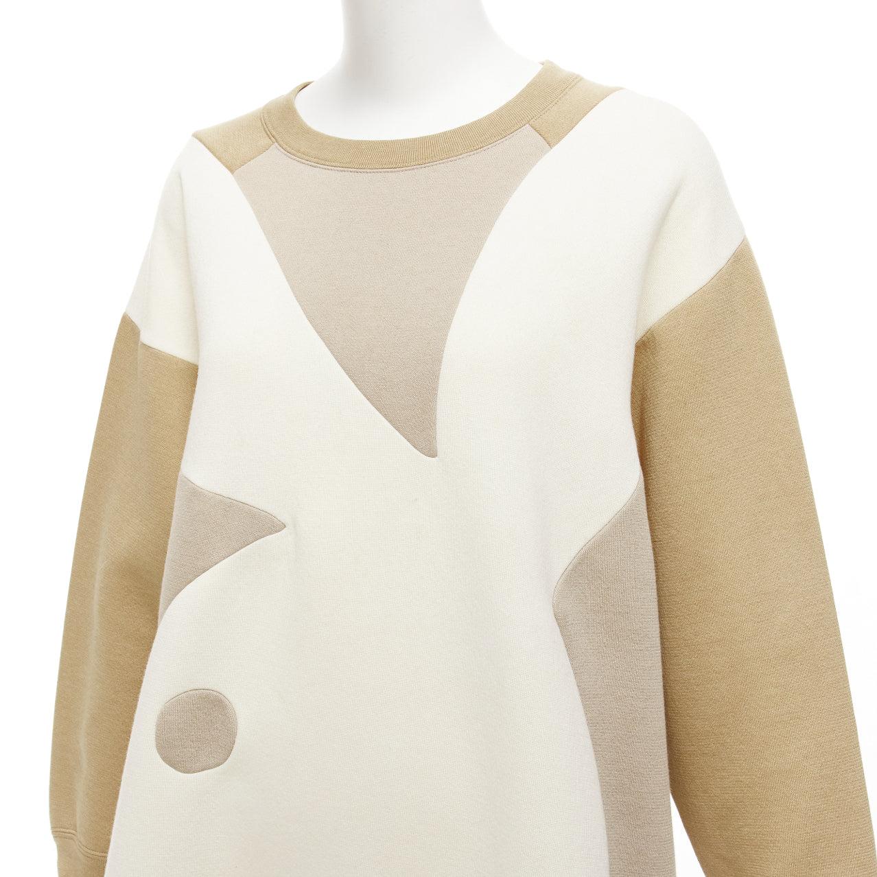 rare MARC JACOBS Playboy 2014 cream bunny beige boxy pullover sweatshirt S For Sale 3