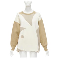 rare MARC JACOBS Playboy 2014 cream bunny beige boxy pullover sweatshirt S