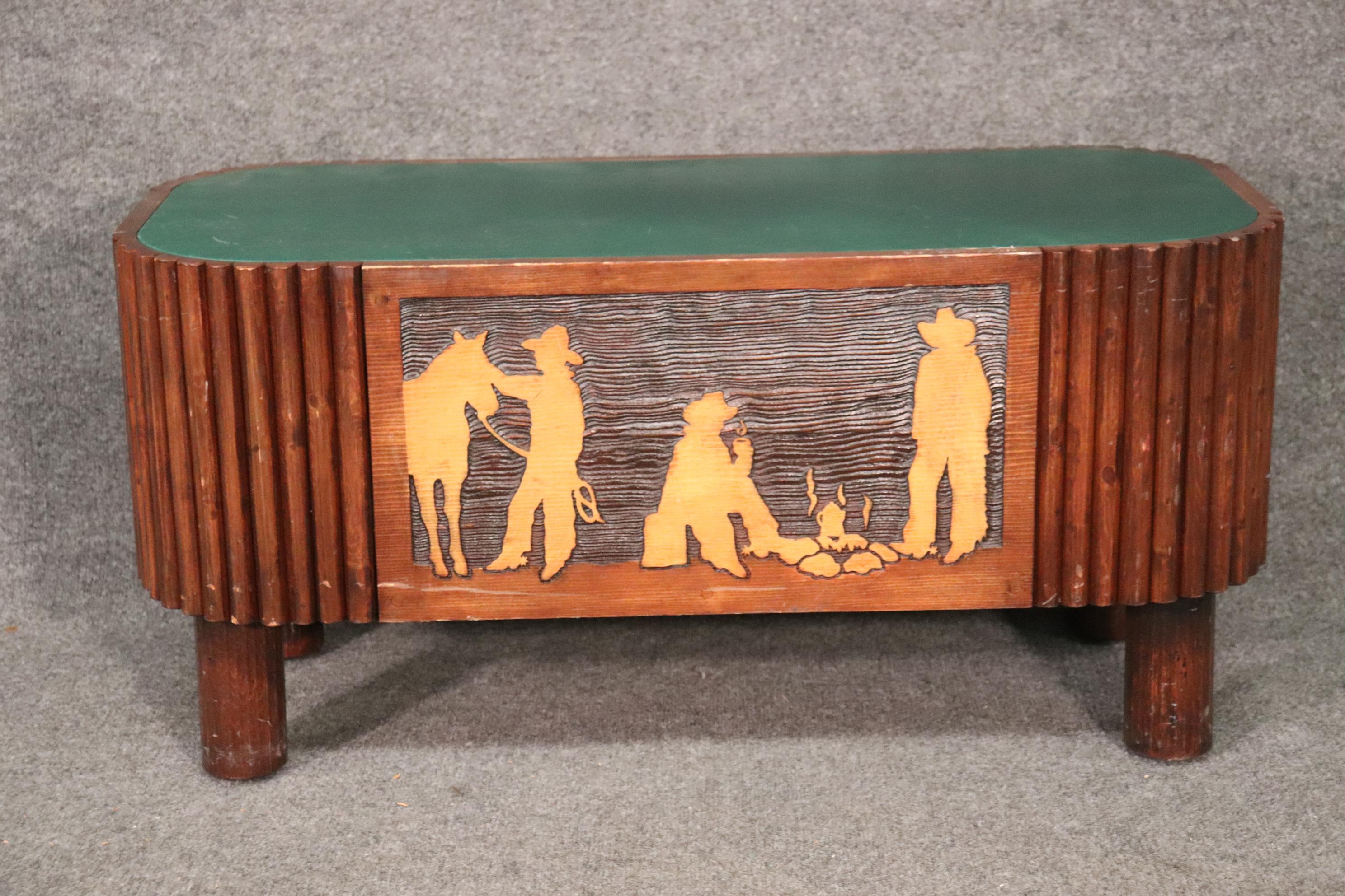 cowboy coffee table