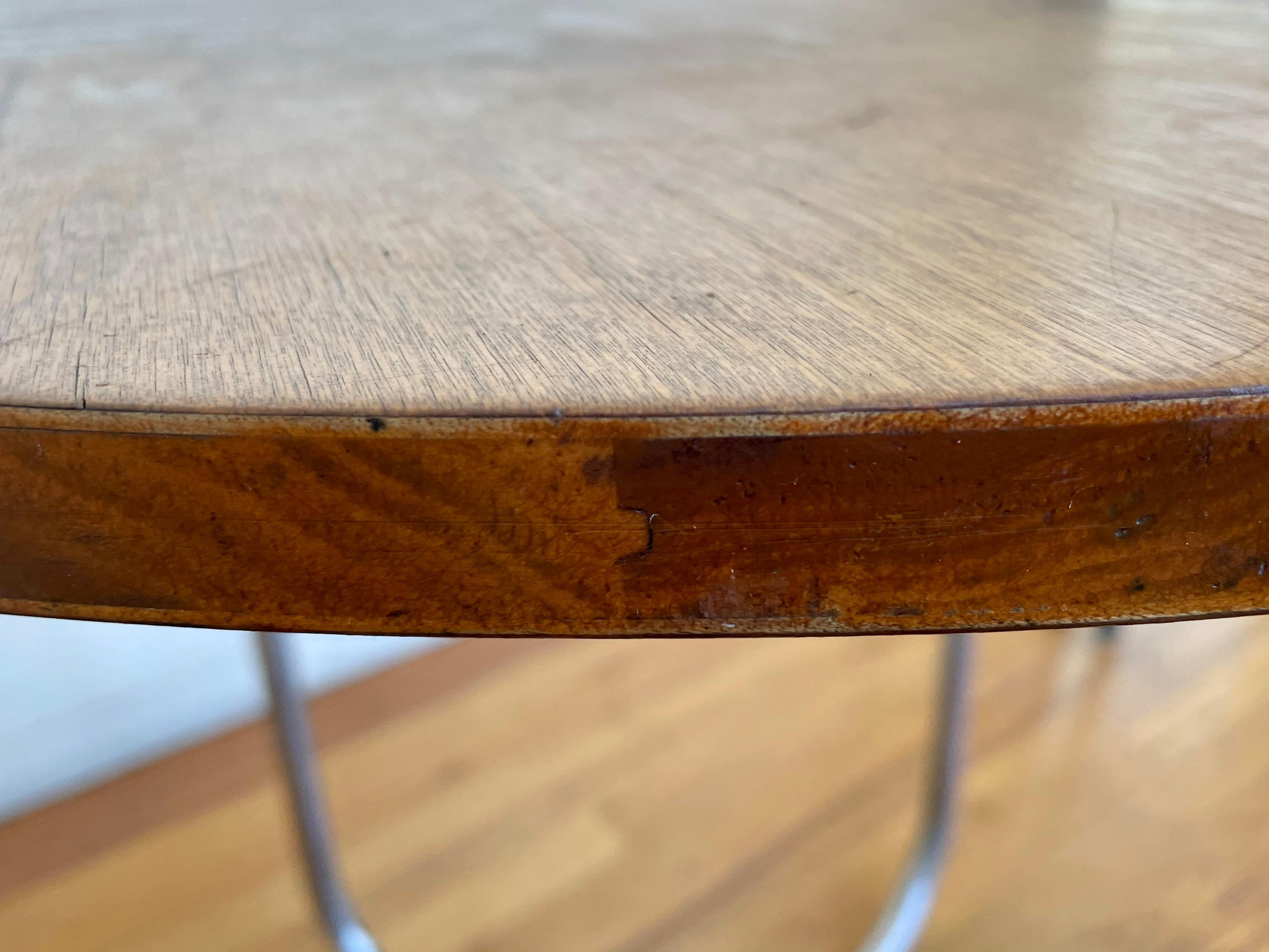 Rare Marcel Breuer Petite Table Cocktail Dîner Modèle B27 2