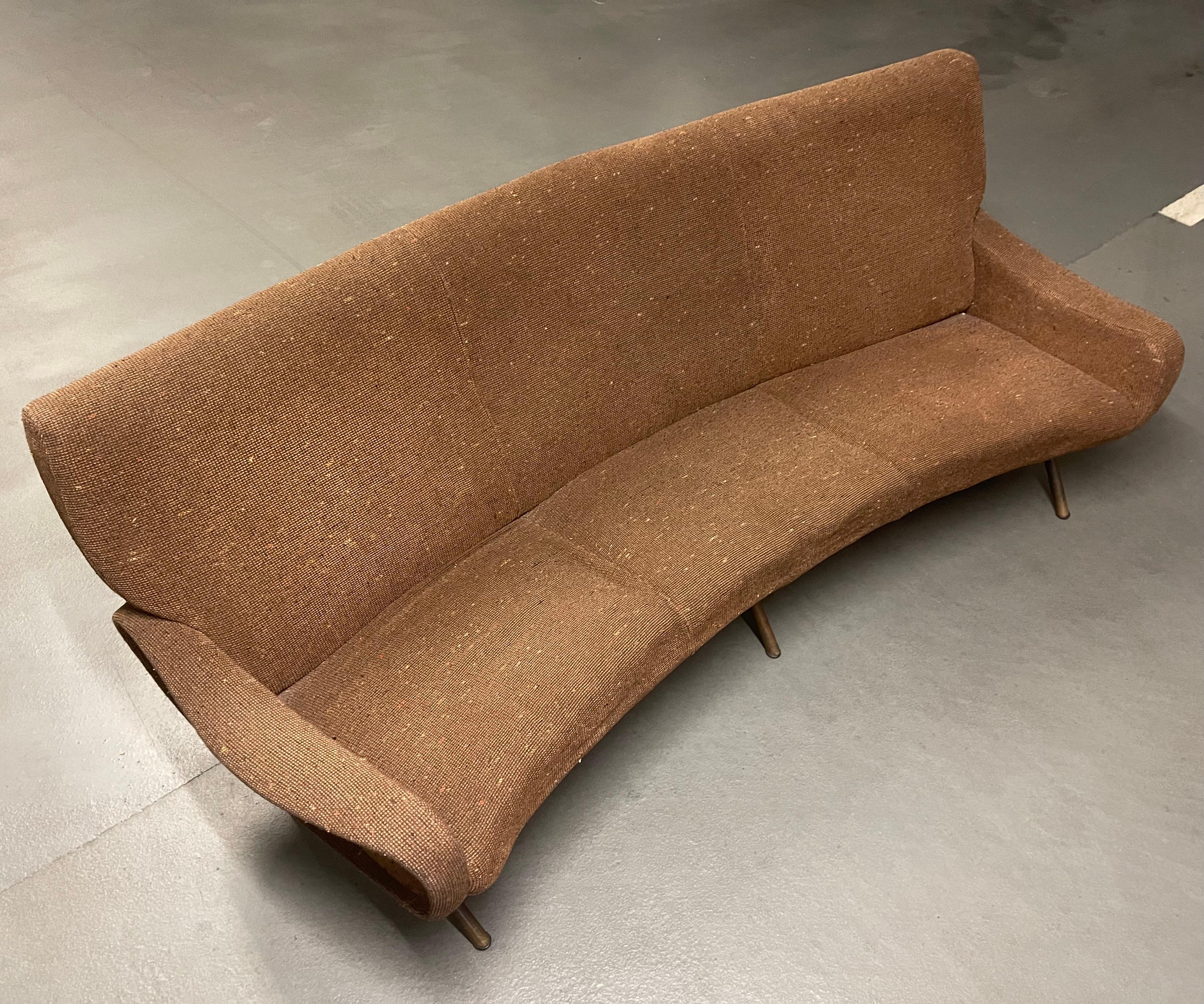 rare and elegant lady sofa by marco zanuso. only produced for a short period by arflex / italy.