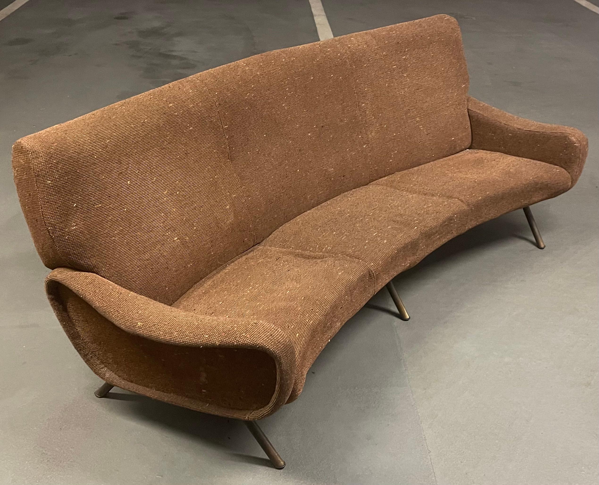 Italian rare marco zanuso lady sofa by arflex For Sale