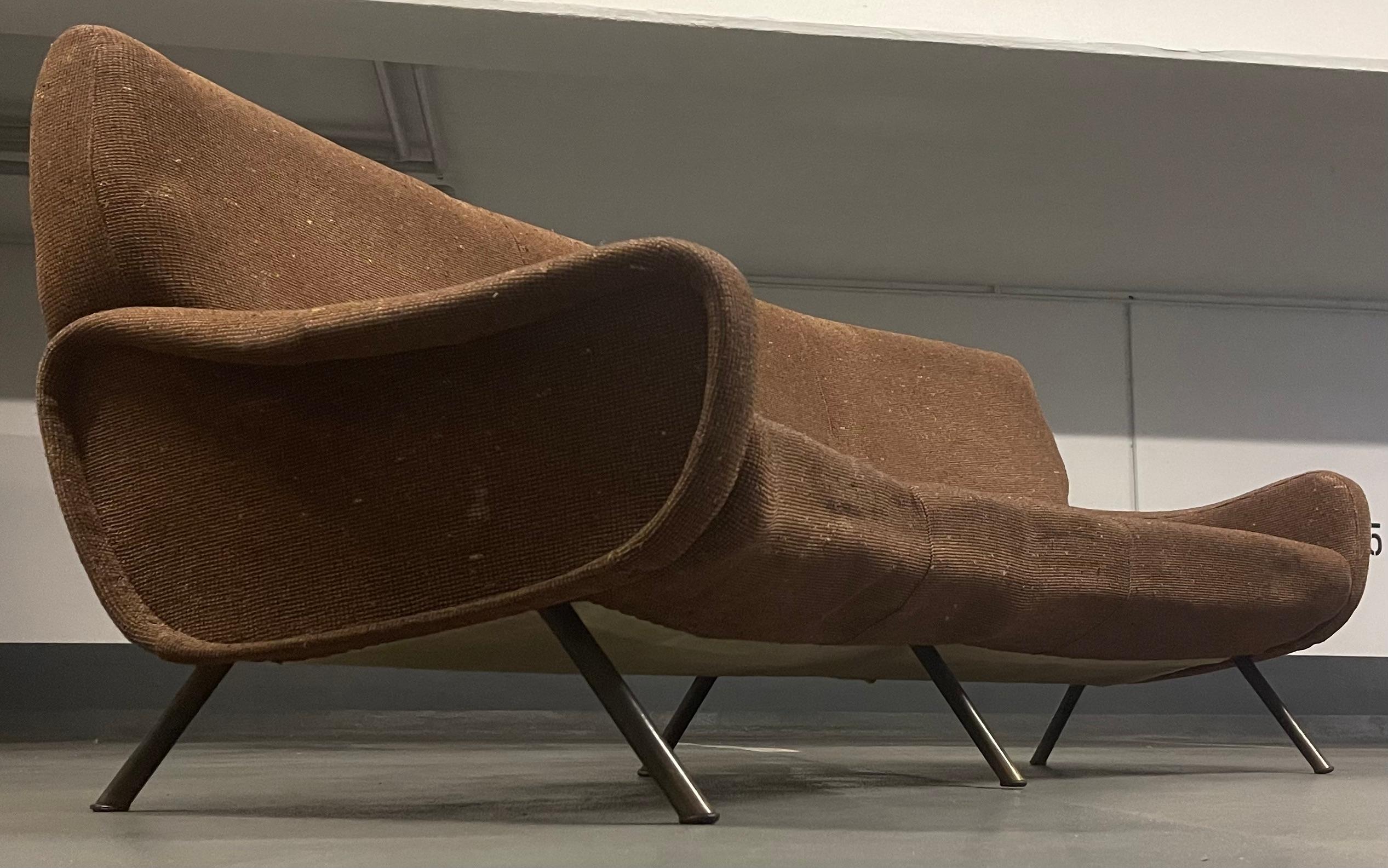 Mid-20th Century rare marco zanuso lady sofa by arflex For Sale