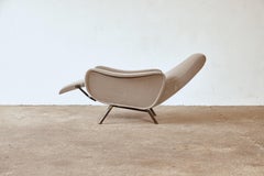 Rare Marco Zanuso Reclining Lady Chair No. 2, Pizetti Roma, Italy, 1960s