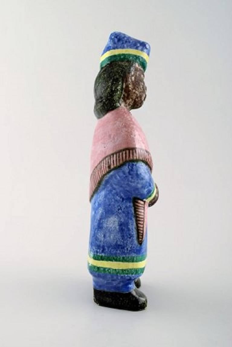 Swedish Rare Mari Simmulson Figure of Woman, Ceramics, Upsala-Ekeby