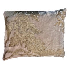 Rare Mariano Fortuny Gold Metallic Printed Velvet Sachet