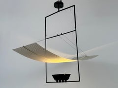 Rare Mario Botta Zefiro Chandelier or Pendant Lamp for Artemide Italy 1980s