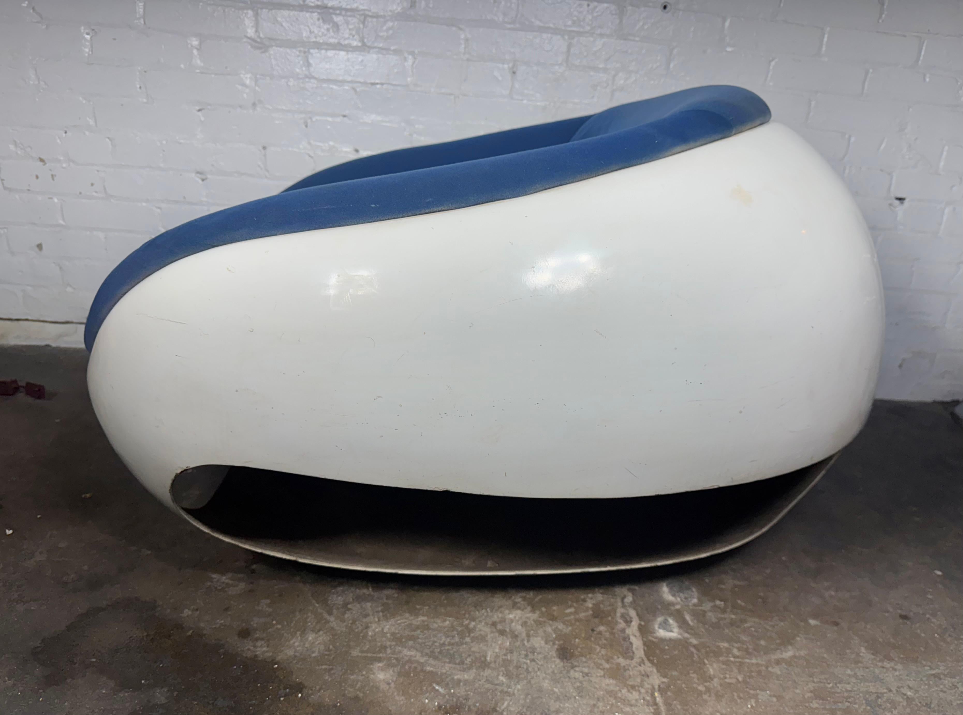 Seltener Mario Sabot 'POD' Lounge Chair , Modernist / Space Age, Italien (Italienisch) im Angebot