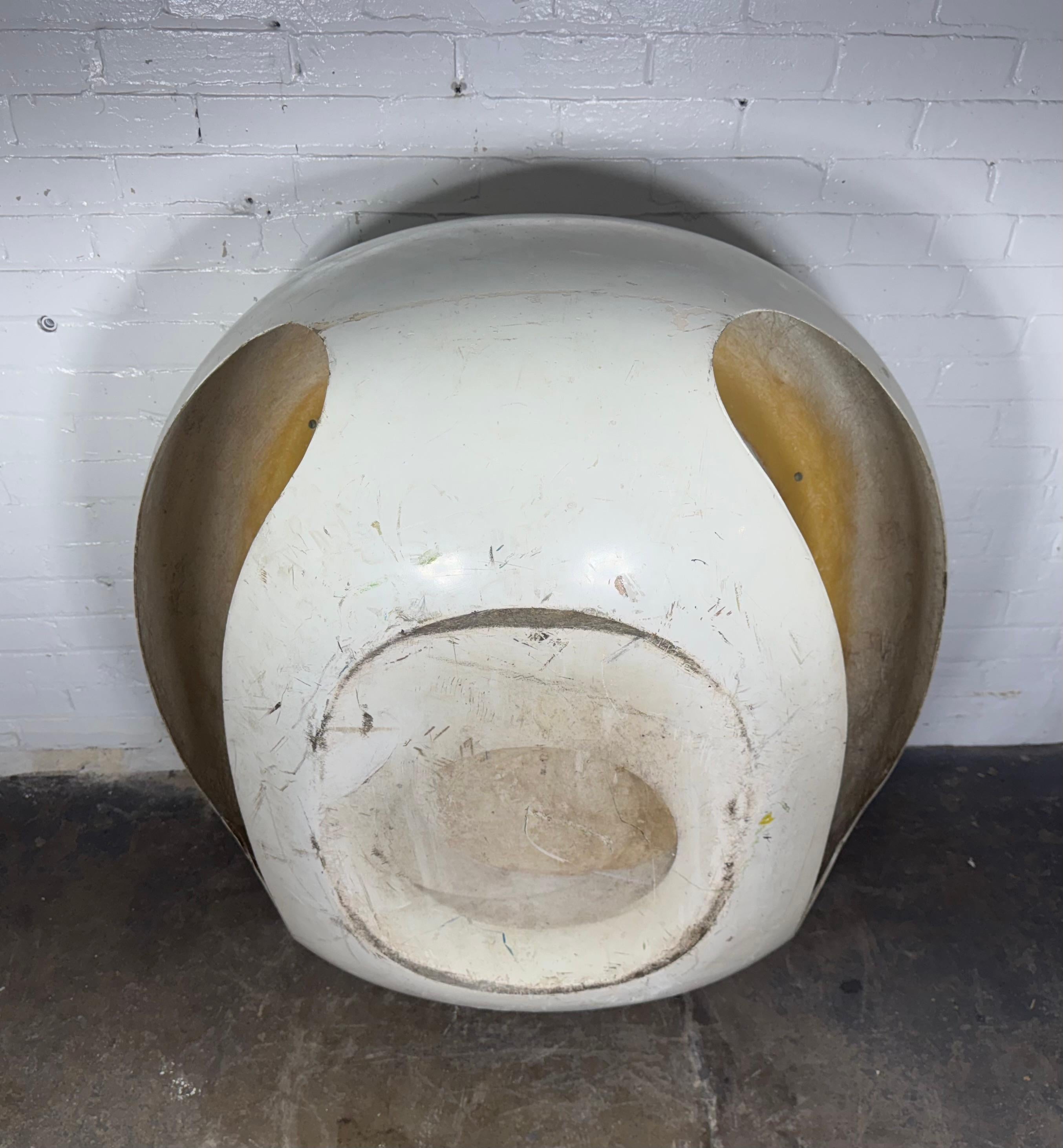 Seltener Mario Sabot 'POD' Lounge Chair , Modernist / Space Age, Italien im Zustand „Relativ gut“ im Angebot in Buffalo, NY