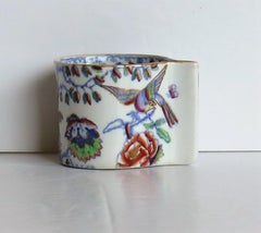 Rare Mason's Ironstone Coffee Can or Cup in Flying Bird Pattern, circa 1890