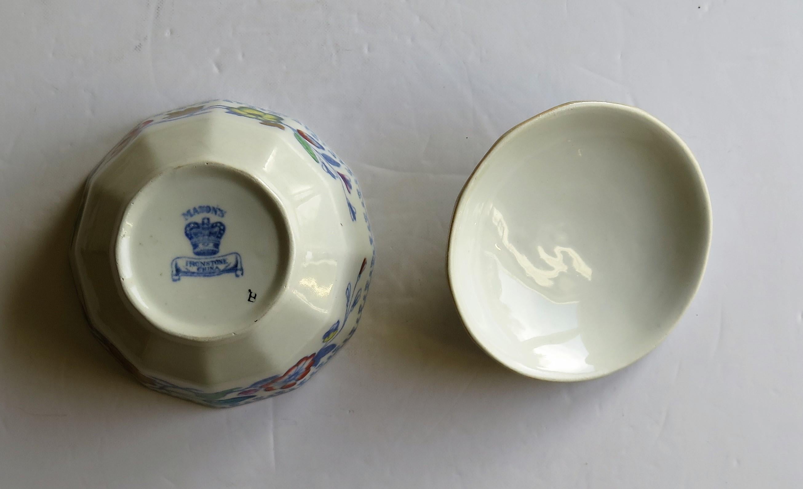 Mason's Ironstone Lidded Dish or Bowl in Flying Bird Pattern, circa 1890 For Sale 7