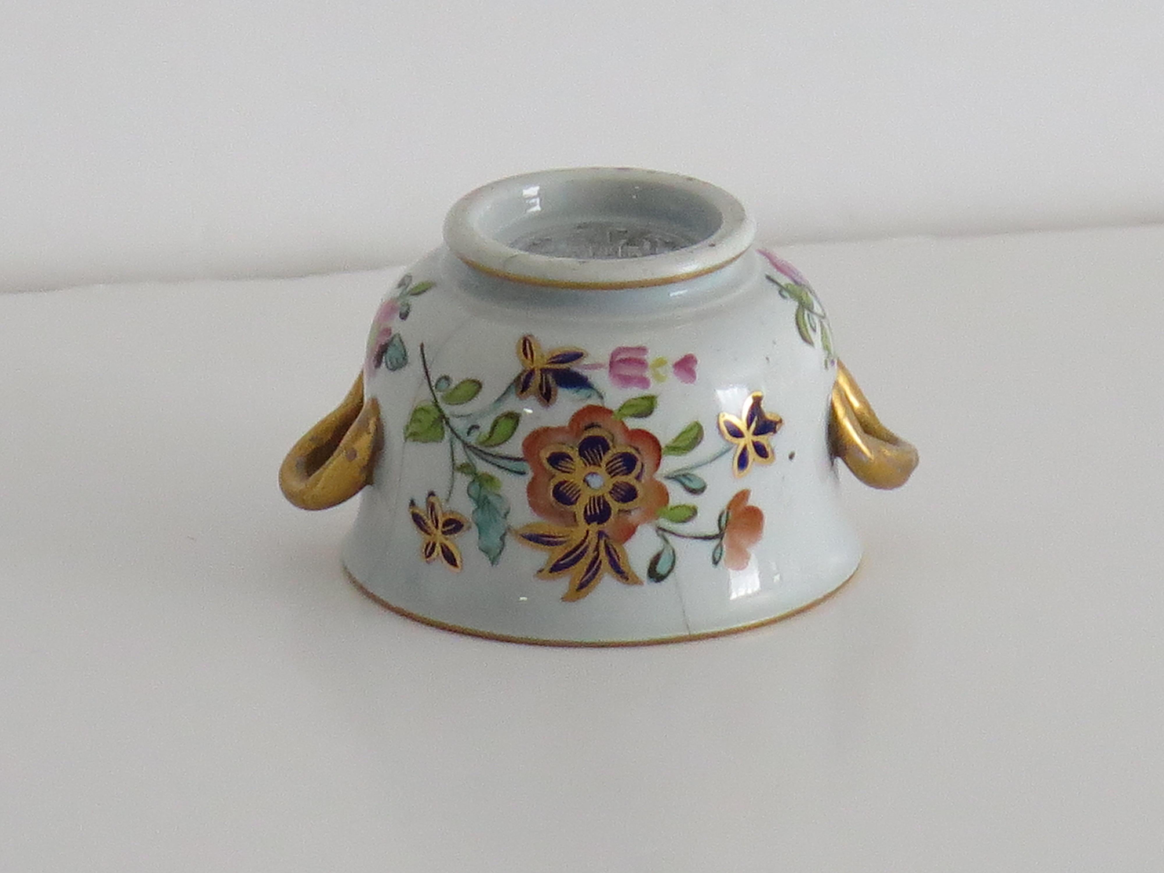 Raro cuenco en miniatura de Mason's Ironstone todo pintado a mano Patrón, circa 1820 en venta 3