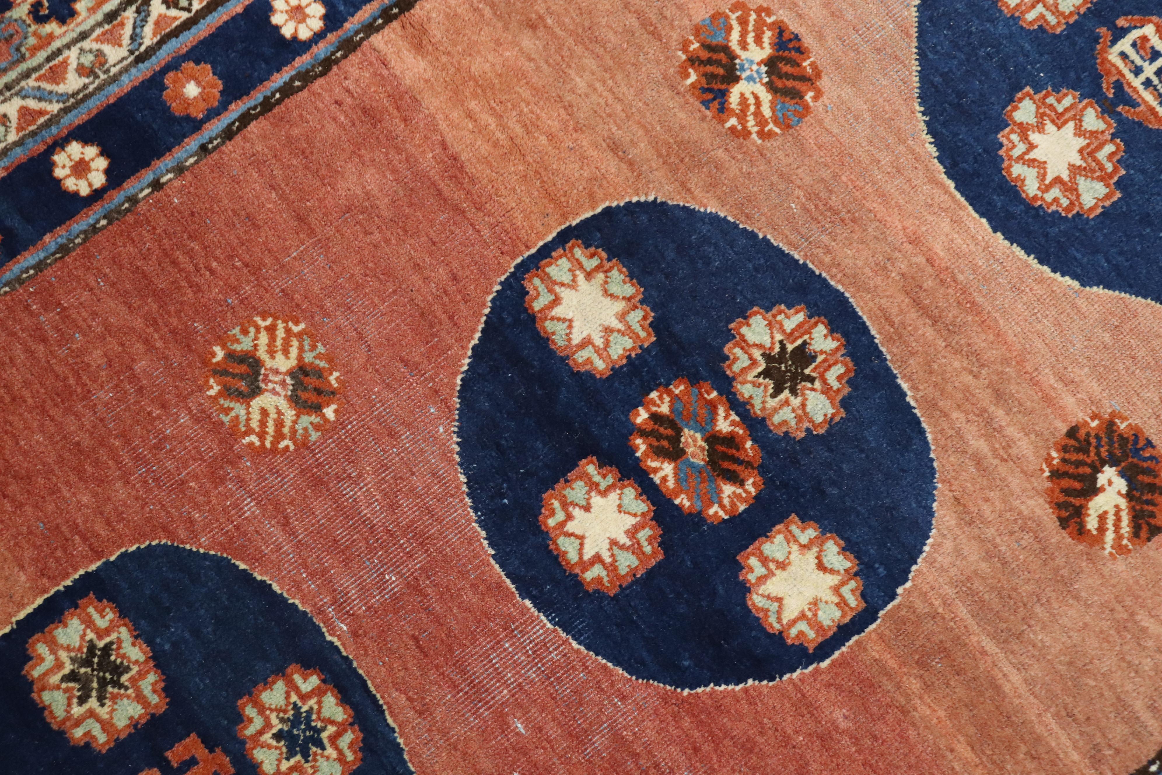 Rare Matching Pair of Antique Khotan Carpets For Sale 4
