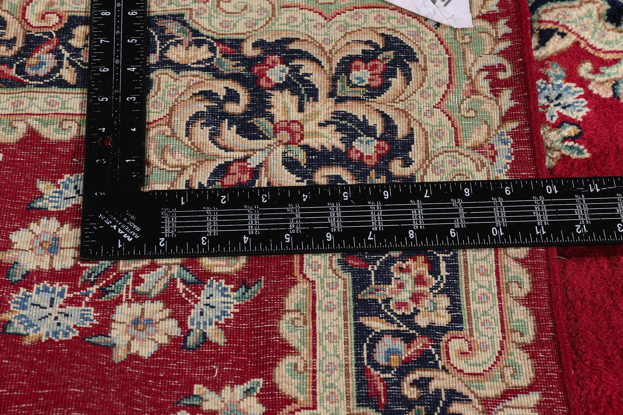 Rare Matching Pair of Antique Persian Kerman Rugs with Traditional Style For Sale 2