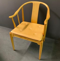 Raro juego de 6 sillas de comedor chinas de Hans Wegner