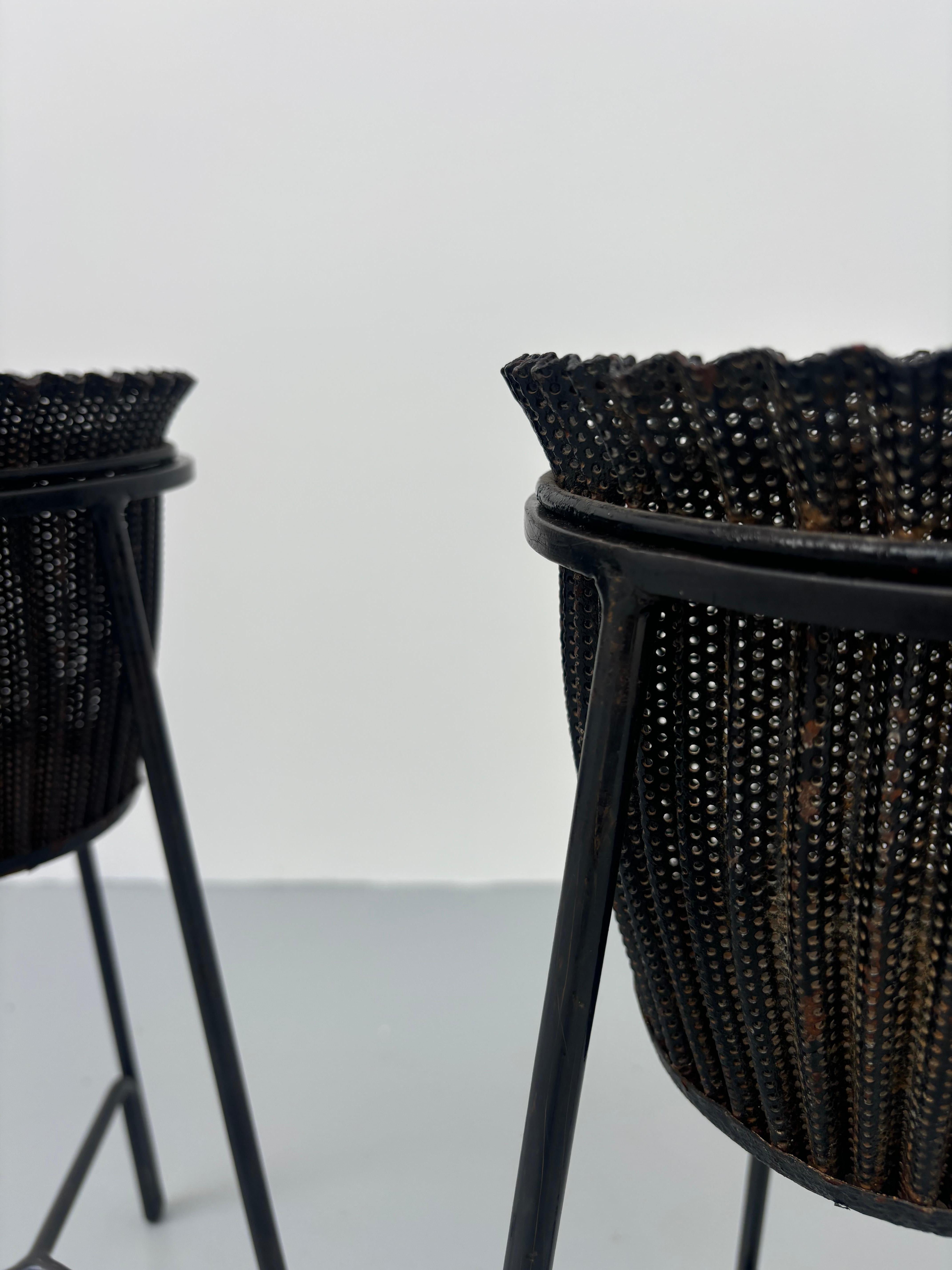 Rare Mathieu Matégot jardinieres For Sale 3