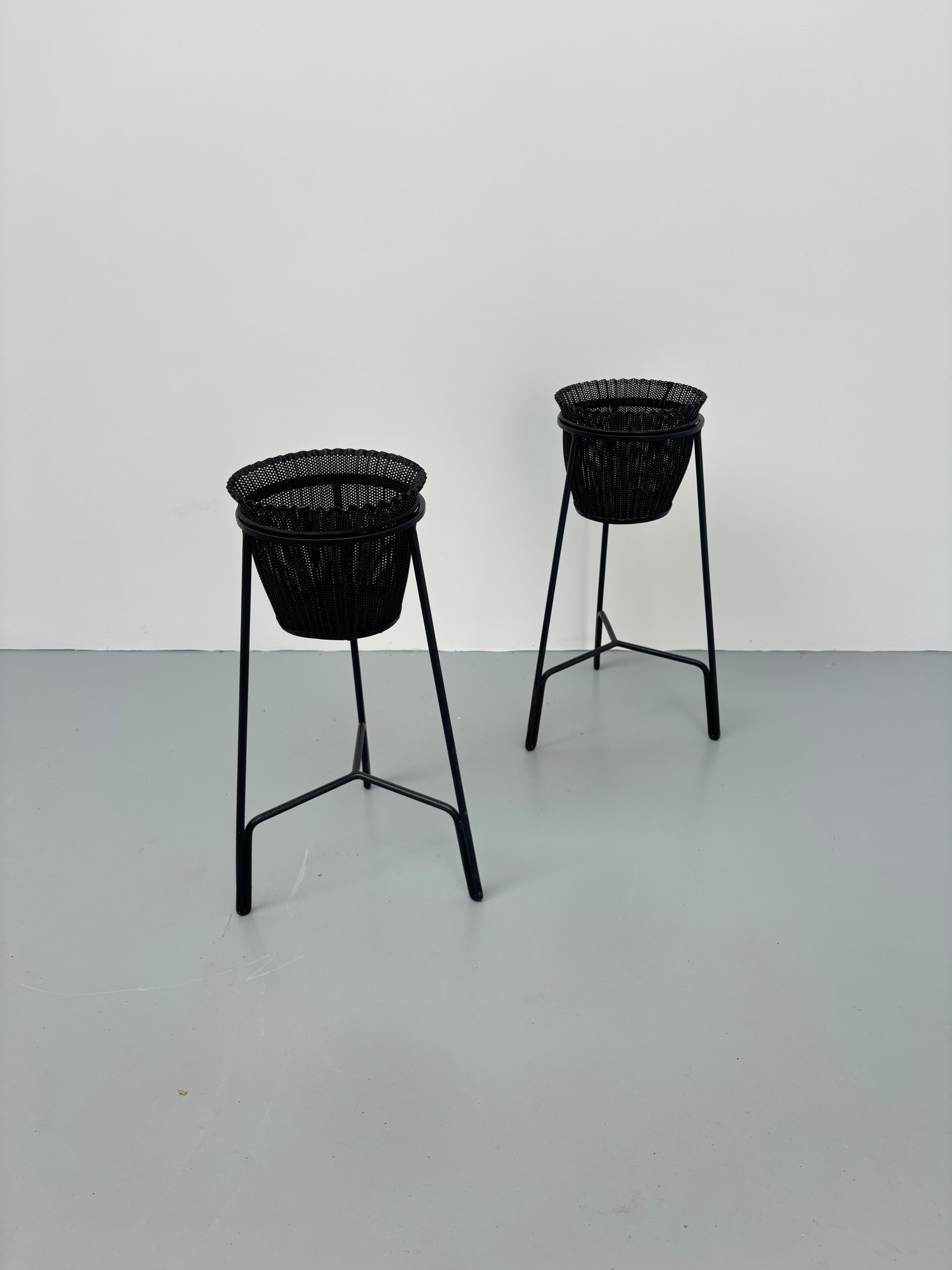 Rare Mathieu Matégot jardinieres For Sale 7