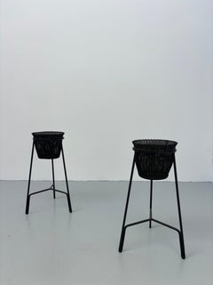 Rare Mathieu Matégot jardinieres