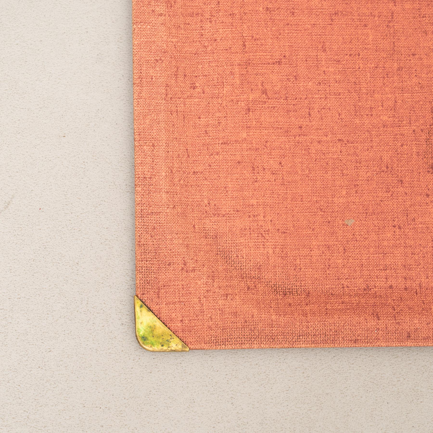 Rare plateau rouge de Mathieu Matégot, vers 1950 Bon état - En vente à Barcelona, Barcelona