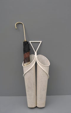 Rare Mathieu Matégot Wall-Mounted Umbrella Stand, Atelier Mategot France 1950's
