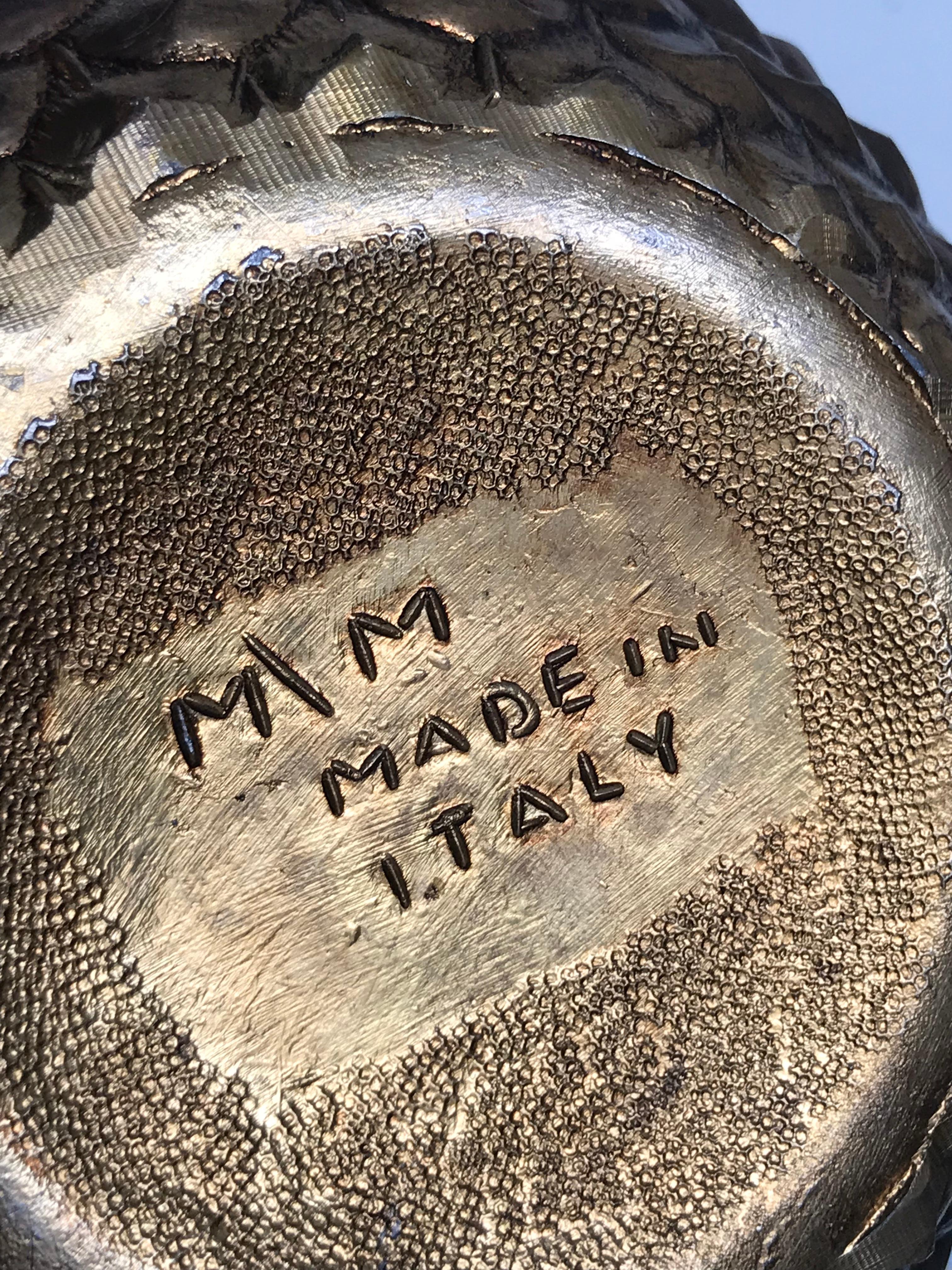 Mid-20th Century Rare Mauro Manetti Acorn Ice Bucket