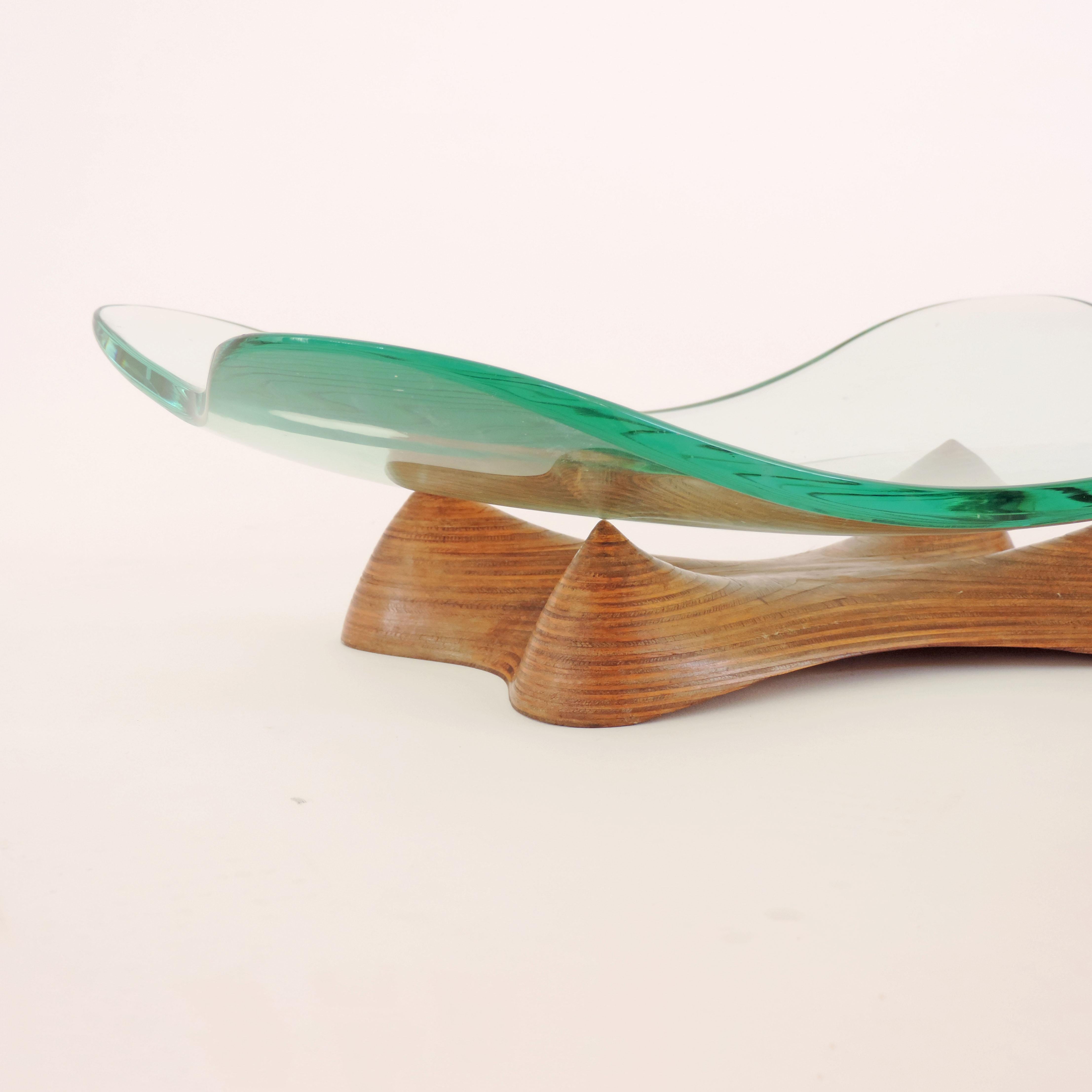 Rare Max Ingrand Centrepiece for Fontana Arte, Italy 1960s In Good Condition For Sale In Milan, IT
