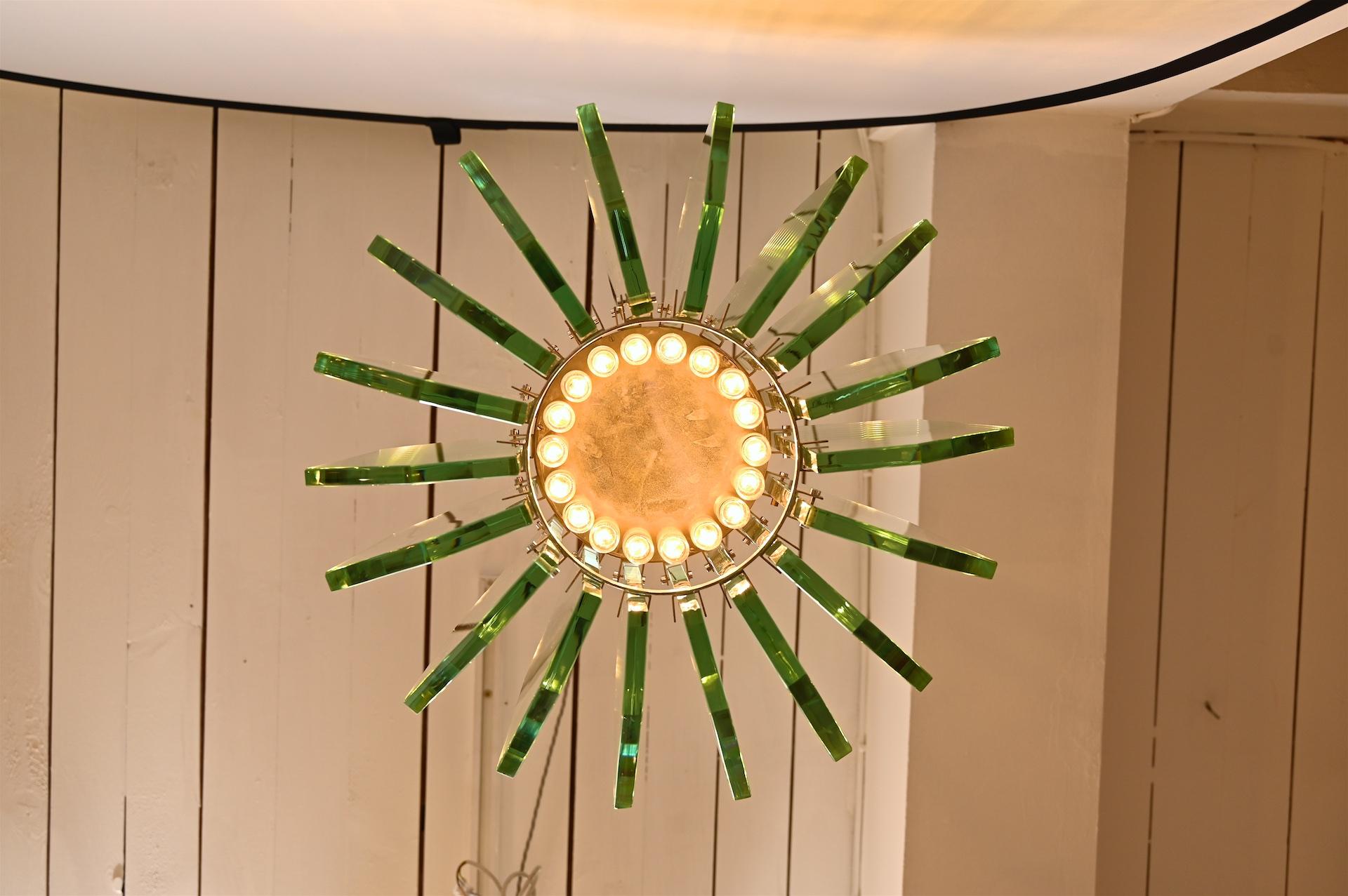 Rare Max Ingrand Chandelier for Fontana Arte, c1960 In Good Condition In London, GB