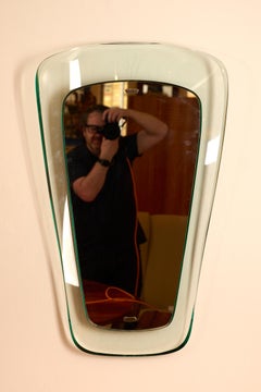 Raro espejo de Max Ingrand para Fontana Arte, circa 1949