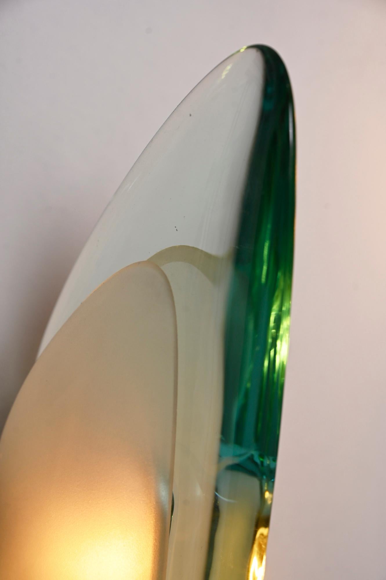 Brass Pair of Rare Max Ingrand for Fontana Arte Wall Lights Model 1552