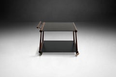 Rare chariot de bar Max Kment, Autriche, années 1950