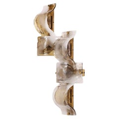 Rare Mazzega Murano Wall Light Fixture, C. 1960.