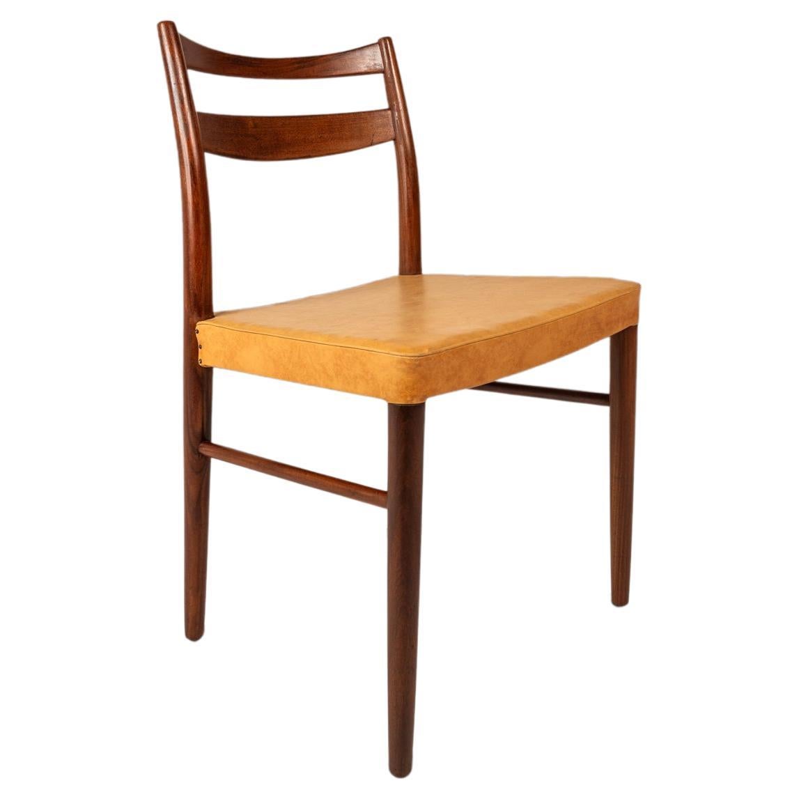 Rare MCM Chair in Teak Attributed to Yngve Ekström for Gemla Diö, Sweden, 1950s