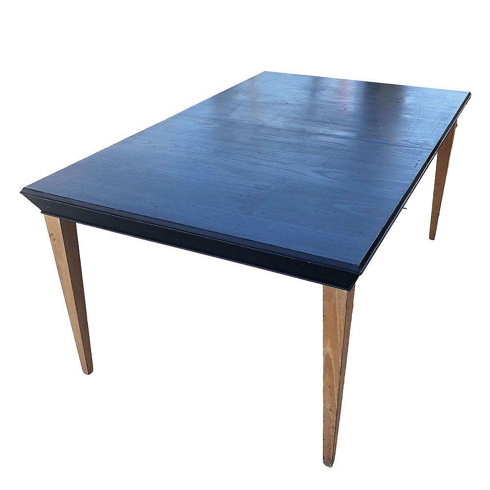 Australien Rare table de salle à manger en érable MCM avec plateau noir par I Douglas Snelling en vente
