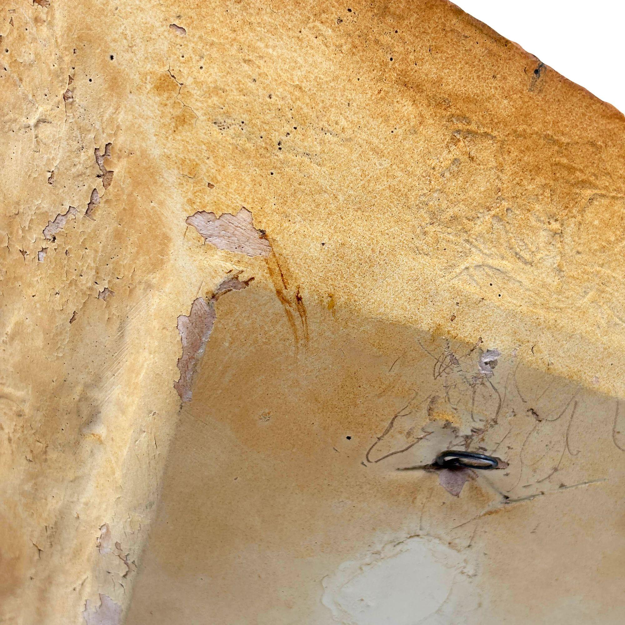 Raro par de esculturas de pared en 3D de cerámica artística MCM Tropical Hula Girl & Ukulele Boy en venta 6