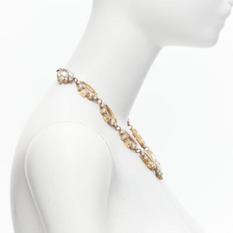 De las mujeres raro MEADHAM KIRCHHOFF Lilien Collar de perlas de cristal checo de Pasarela en venta