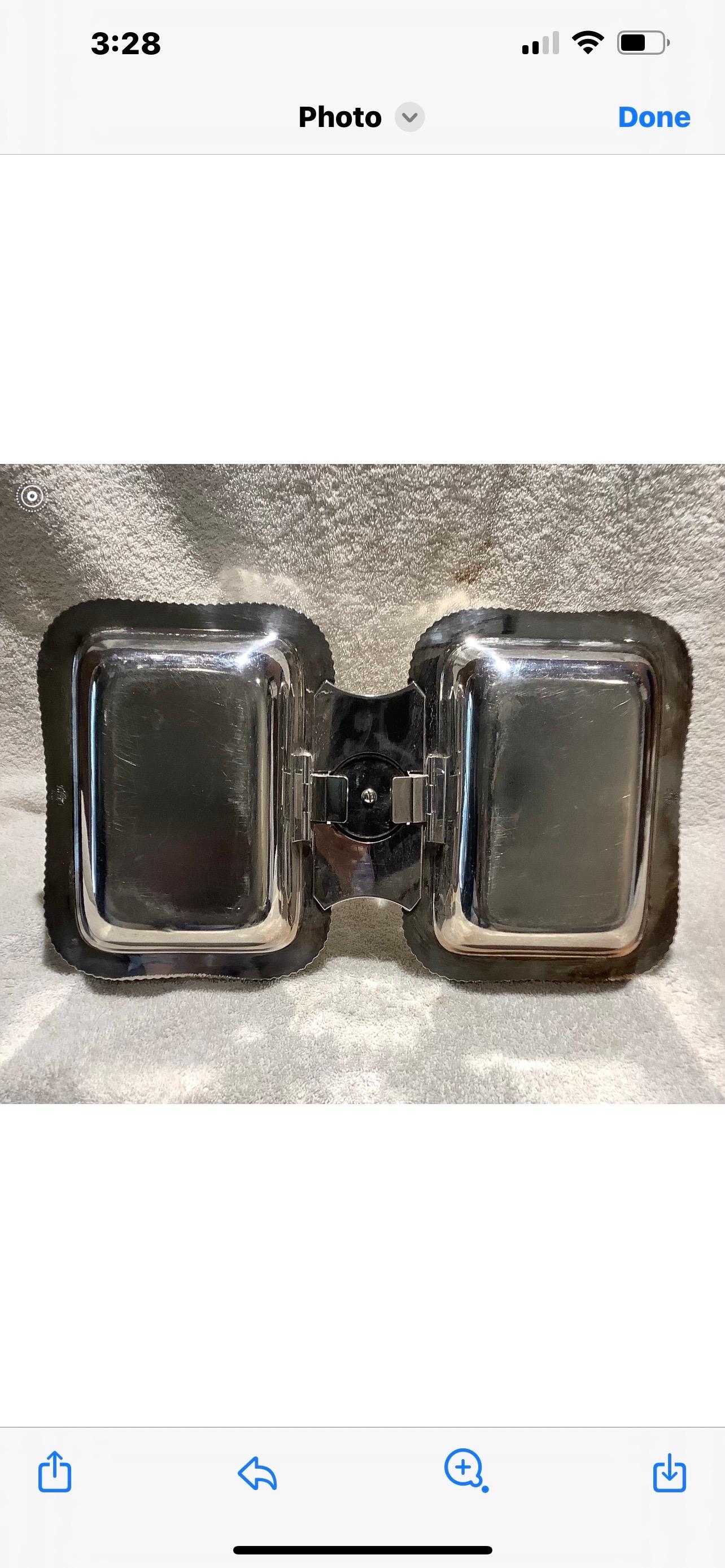 Rare Mechanical Silver Plate Serving Dish 2