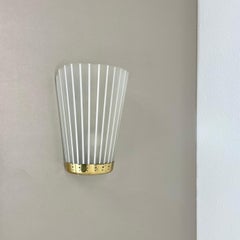 rare "MEDIA" Wall Light by Wilhelm Wagenfeld, Peill + Putzler, Germany, 1950