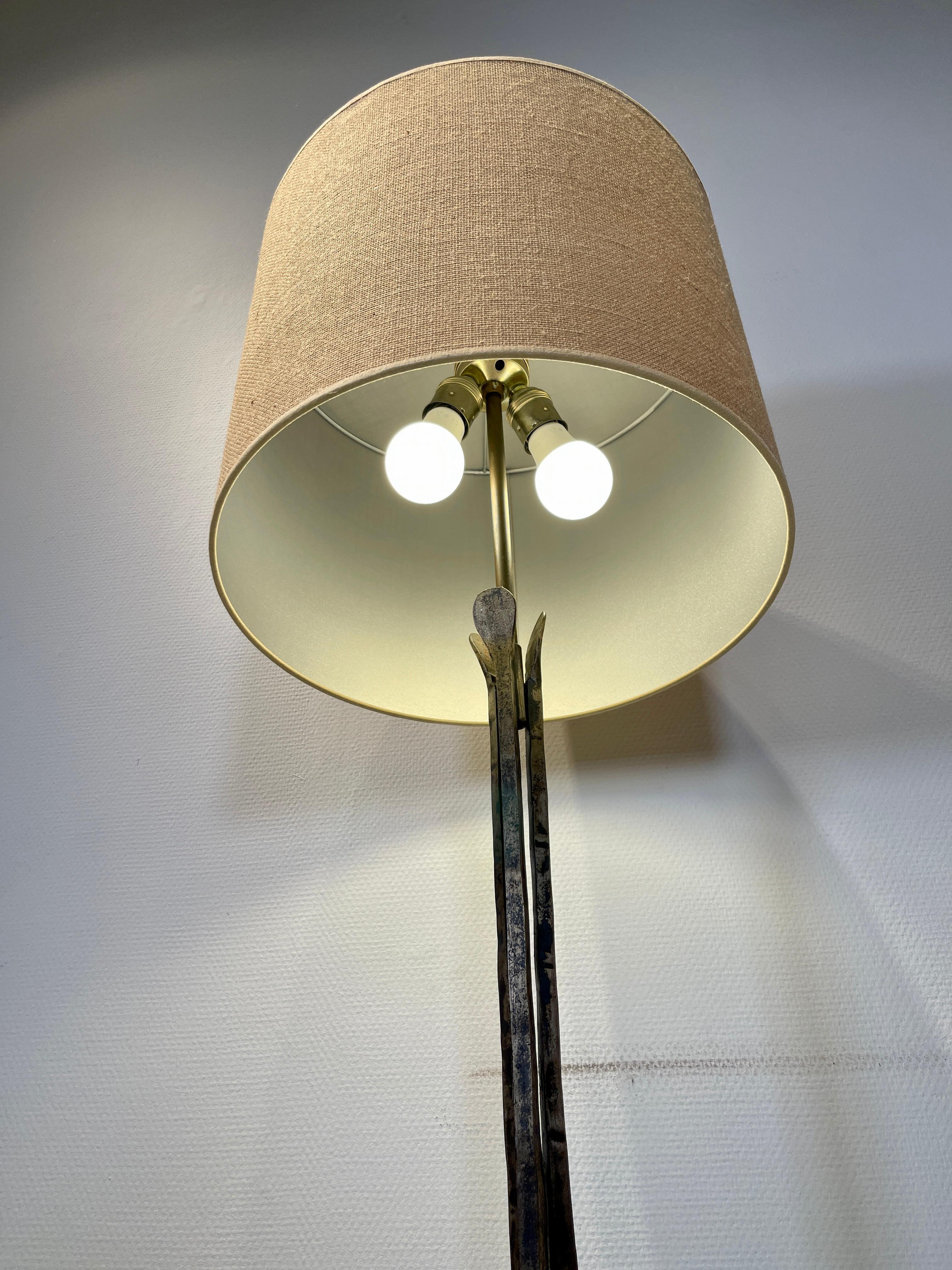 Mid-Century Modern Rare Mediem Floor Lamp by Lothar Klute