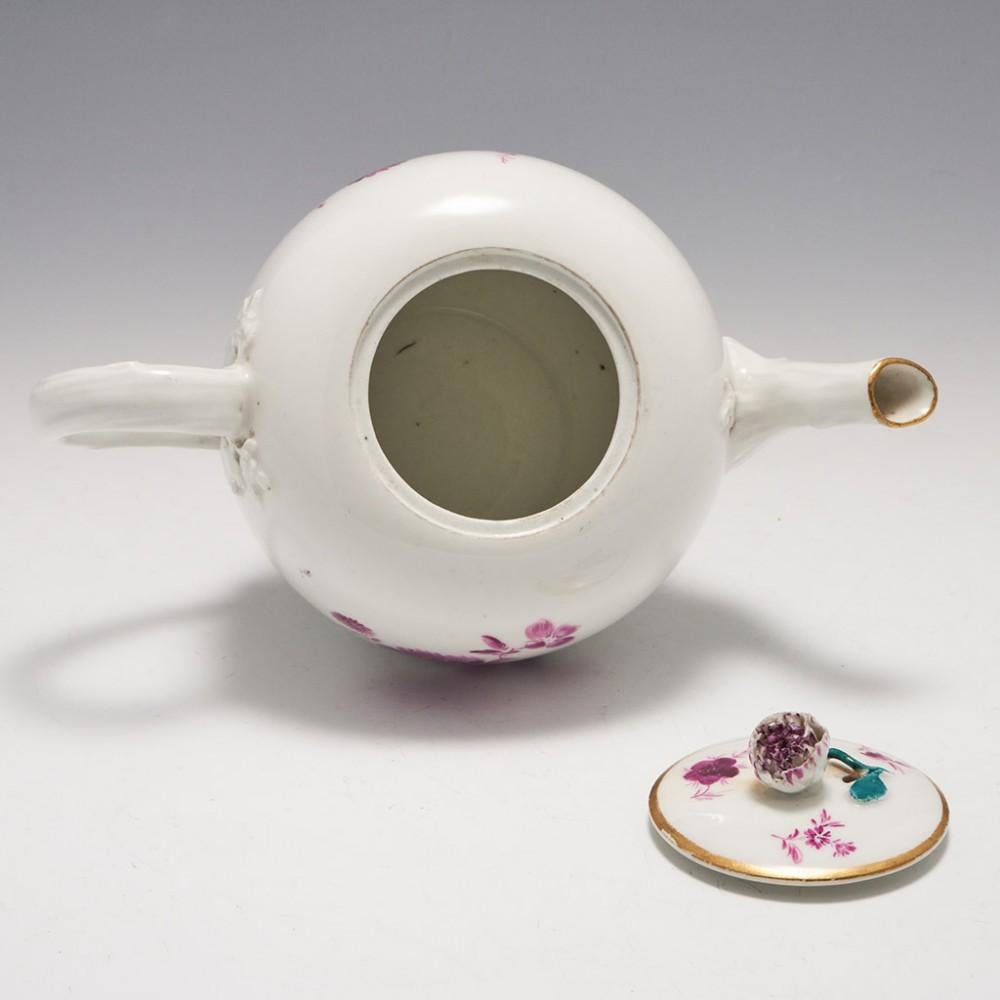 Rare Meissen Dot Period Porcelain Hausmaler Eight Person Tea and Coffee Service 8
