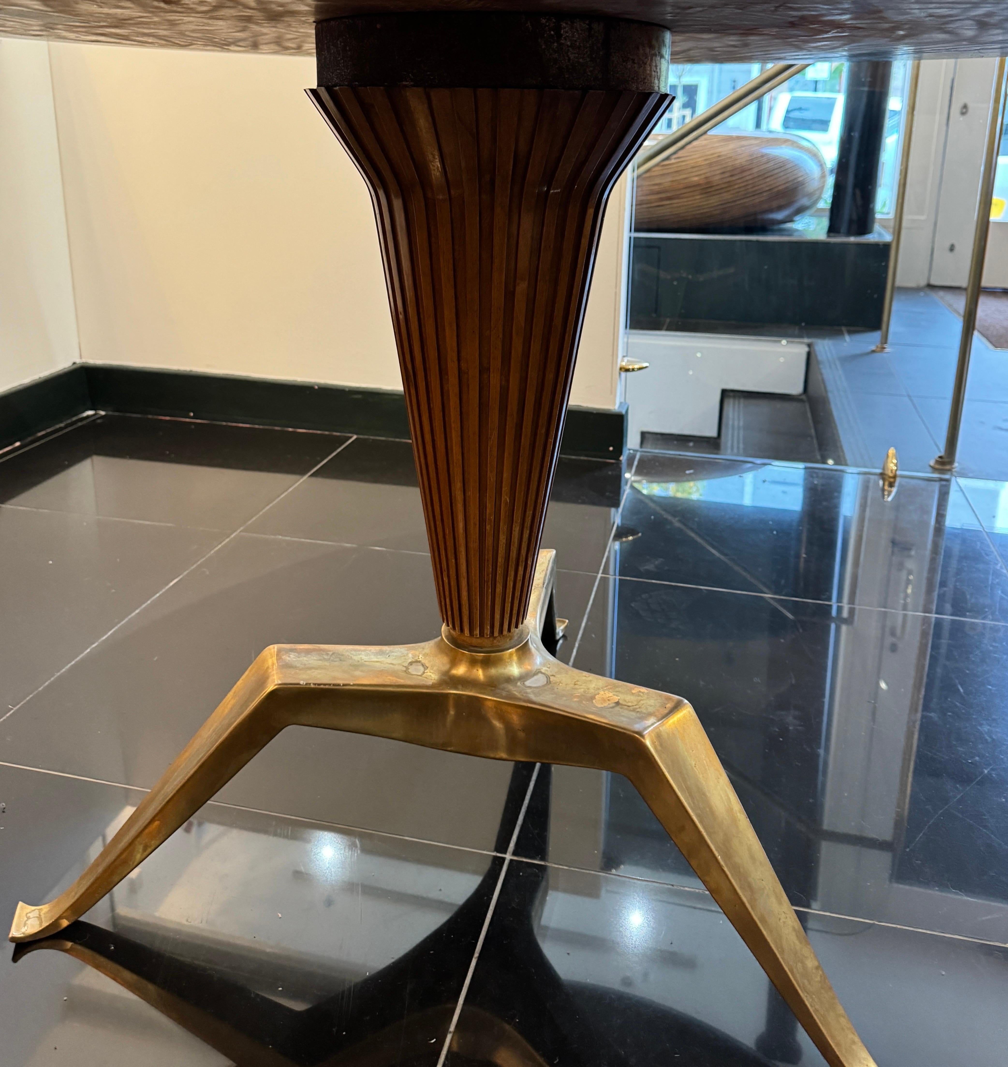Rare Melchiore Bega round centre dining table In Good Condition In London, GB
