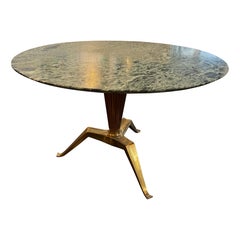 Rara mesa de comedor de centro redondo Melchiore Bega
