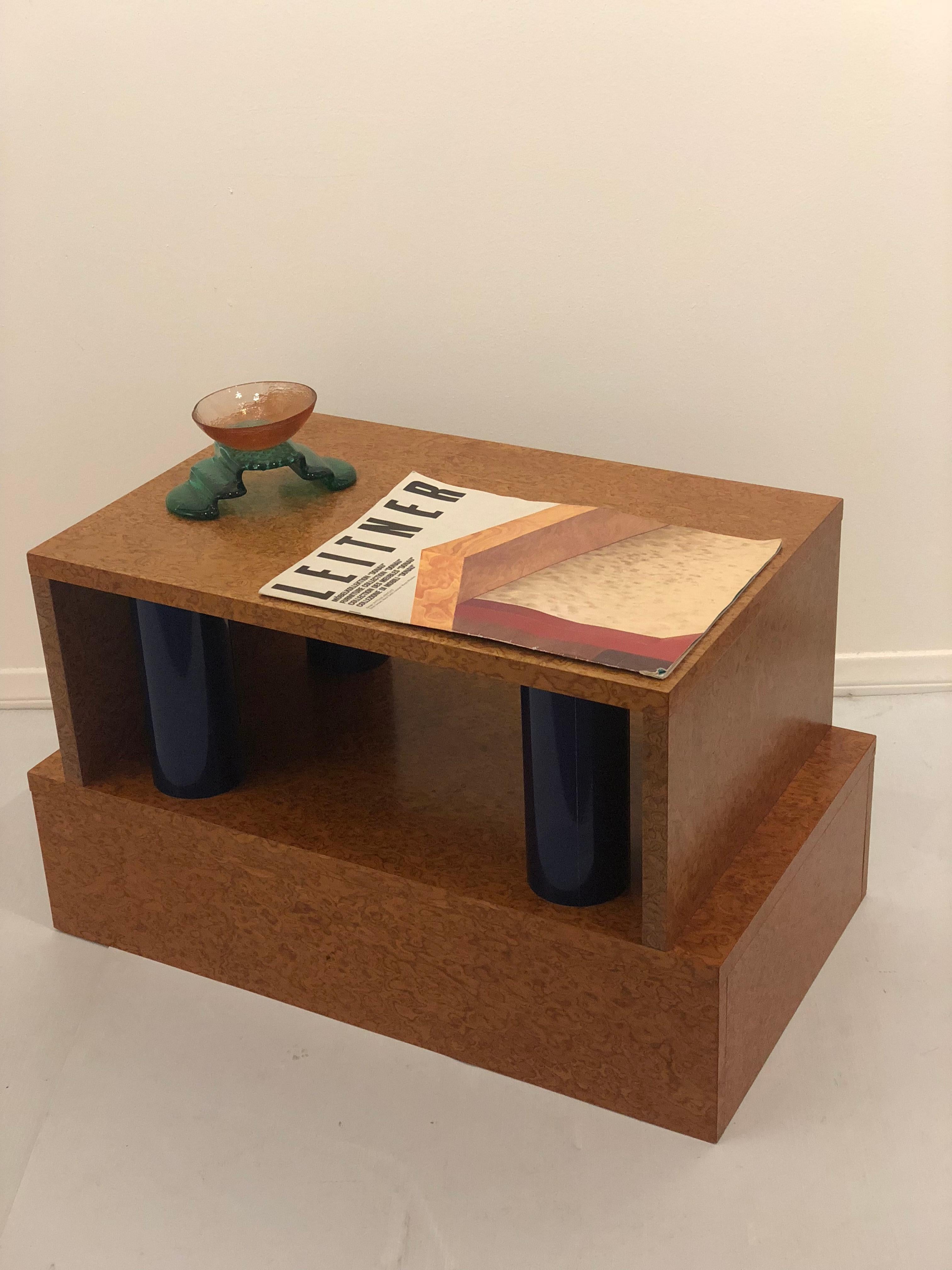 Rare Memphis Coffee Table by Ettore Sottsass from the Donau Line by Leitner In Good Condition In San Diego, CA