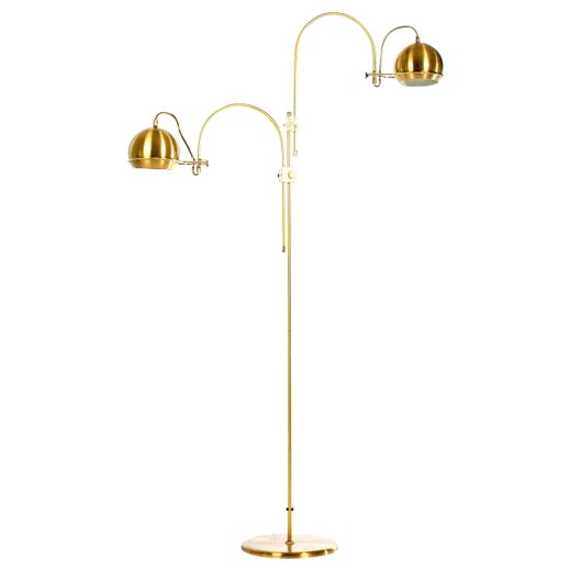 Rare Messing Floor Lamp Gepo Double Eye Ball 1960 At 1stdibs Rare Messing Floor Lamp Gepo Double, Broyhill Floor Lamp