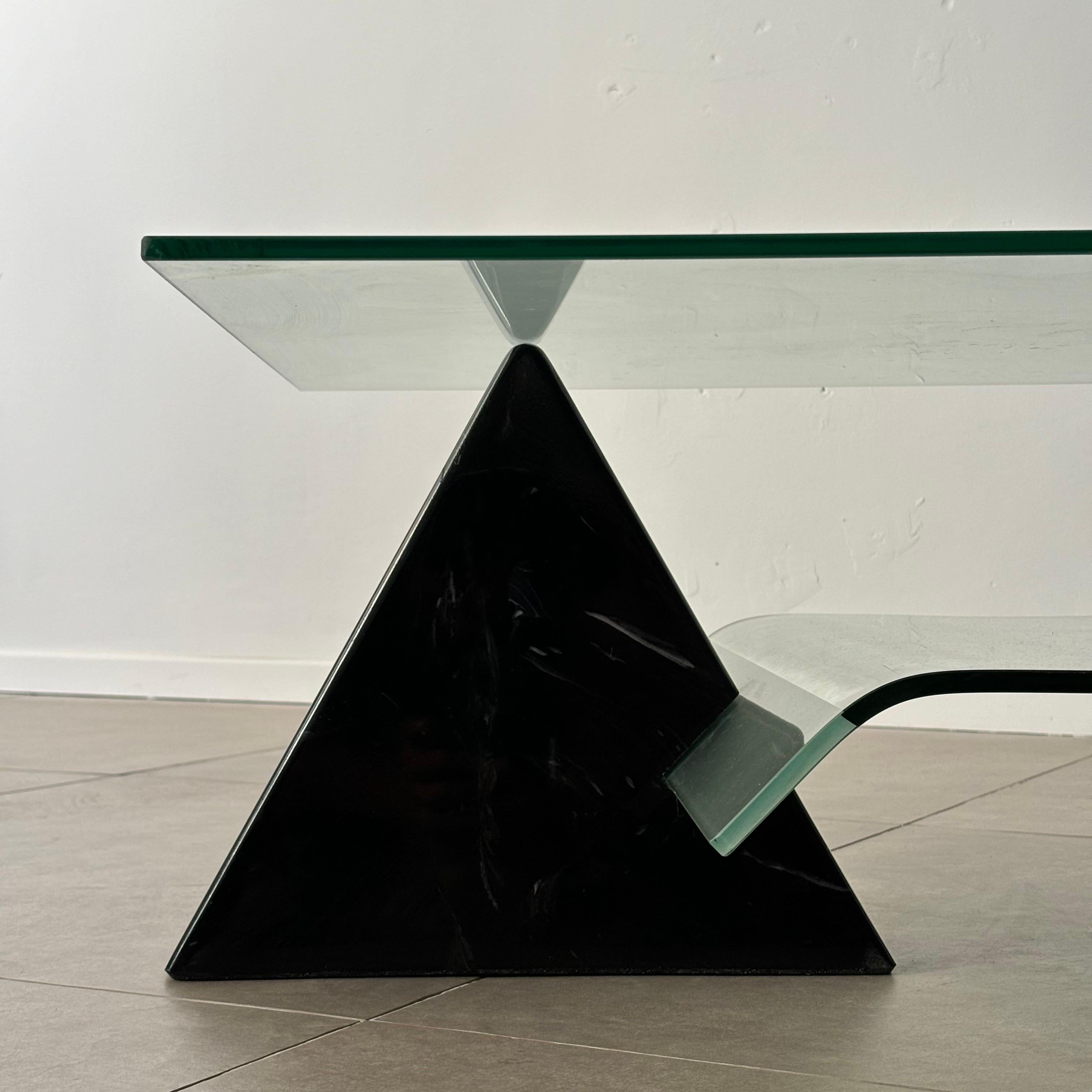 Rare table basse Metafora par Massimo et Lella Vignelli pour Casigliani, 1970 en vente 1
