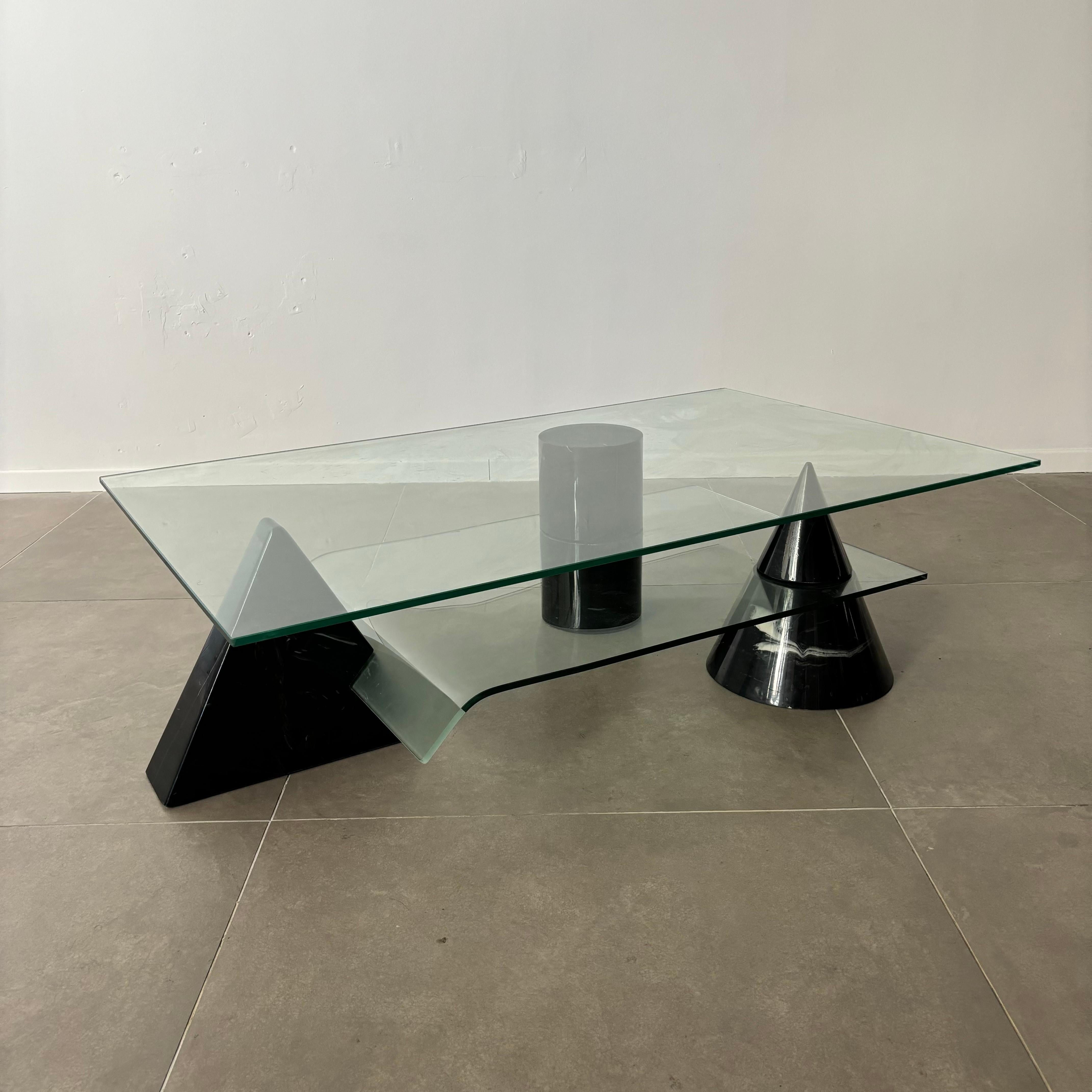 Rare table basse Metafora par Massimo et Lella Vignelli pour Casigliani, 1970 en vente 2