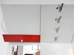 Rare Metal Coat Rack or Wardrobe by Tjerk Reijenga for Pilastro, 1950s