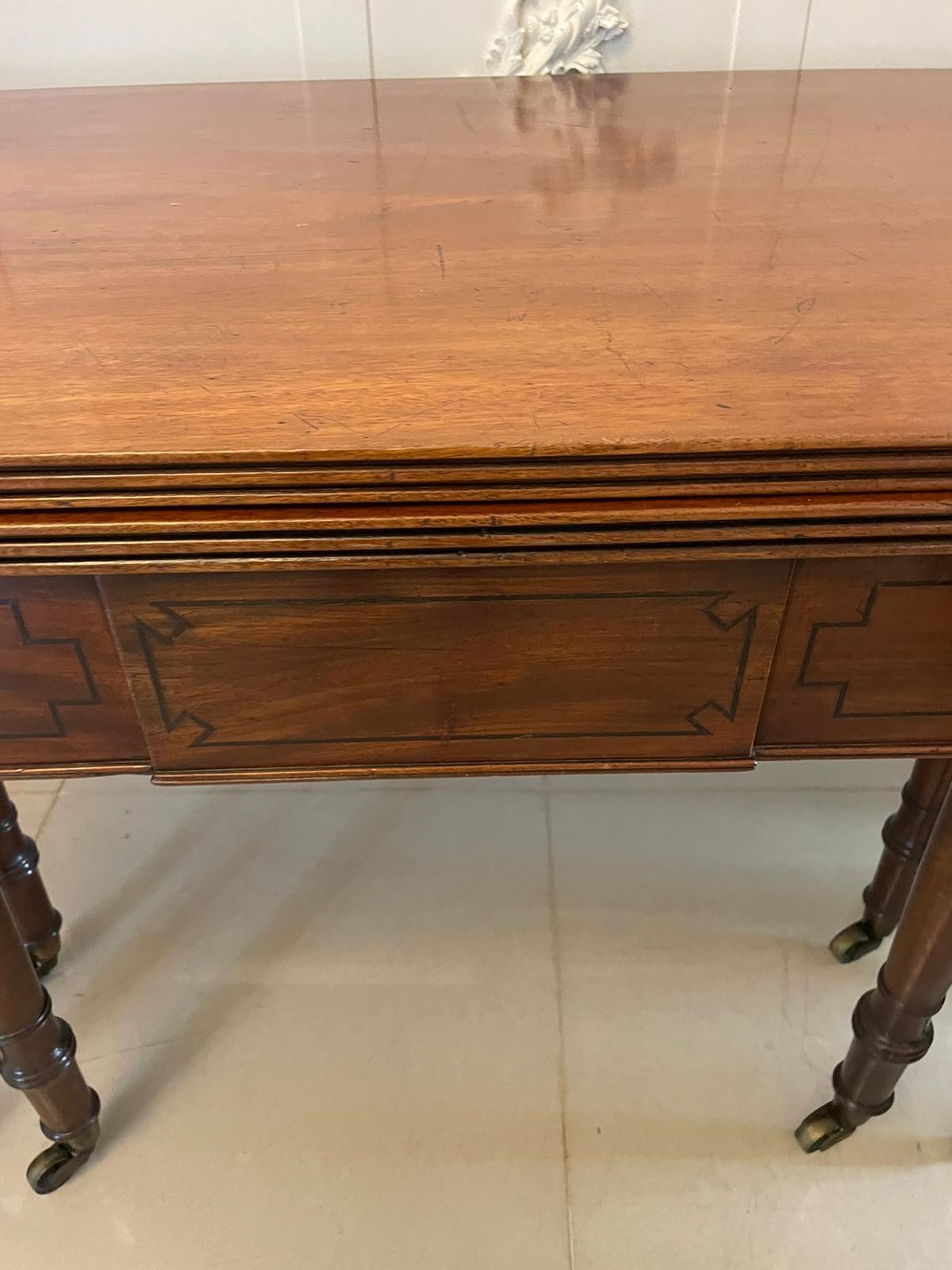 Rare Metamorphic Antique George III Quality Mahogany Extending Dining Table For Sale 6